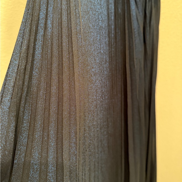 Nanette Lepore Smocked Waist Pleated Midi Dress - Picture 3 of 5